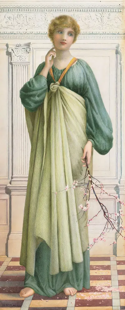 Spring by Henry Ryland — digital art print download