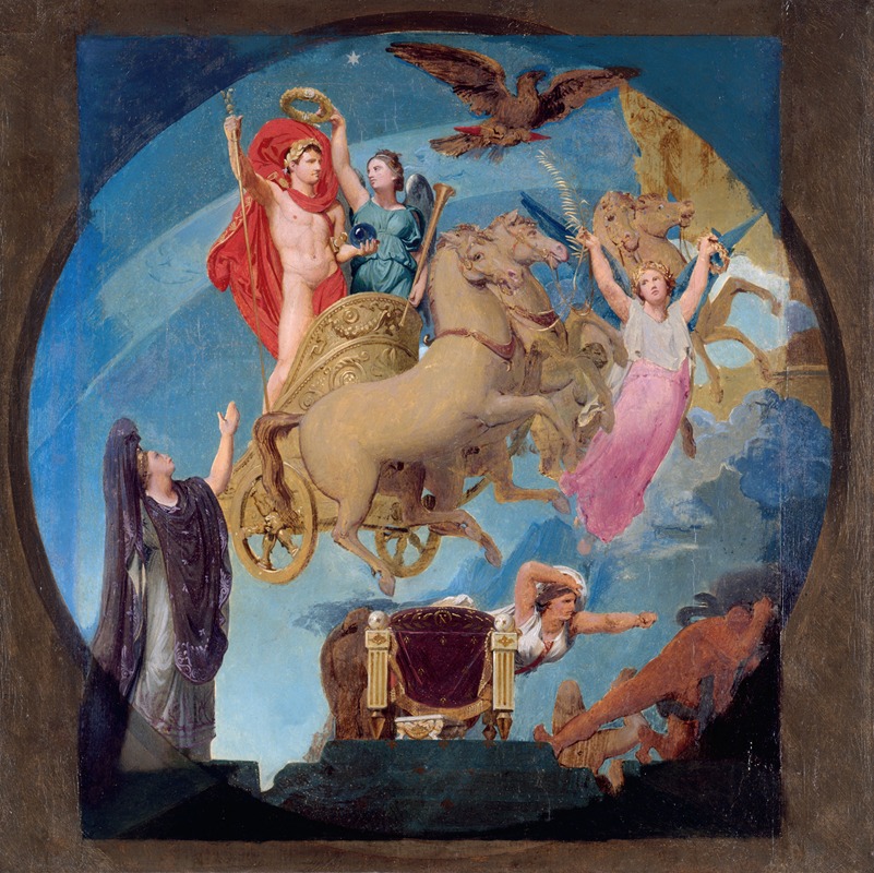 Apothéose de Napoléon Ier by Жан Огюст Доминик Энгр, 1853 — digital art print download