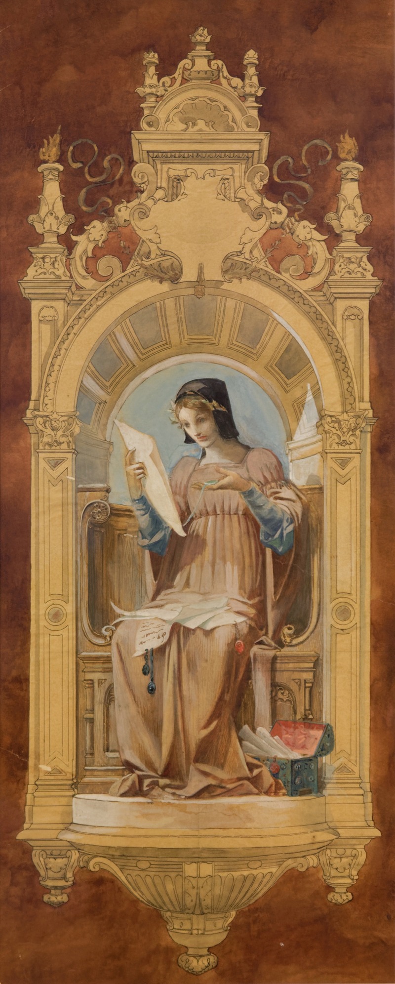 L'École des Chartes by Люк-Оливье Мерсон — digital art print download