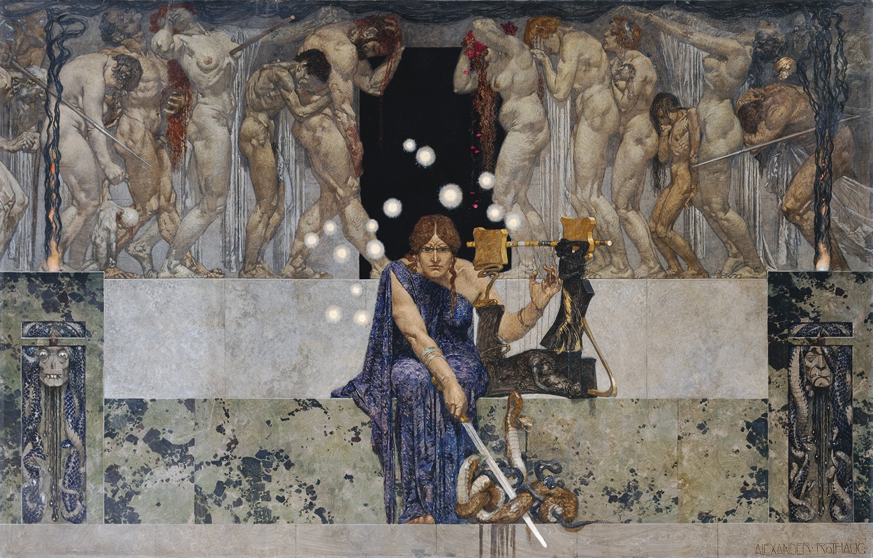 Melpomene by Александр Ротауг, 1911 — digital art print download