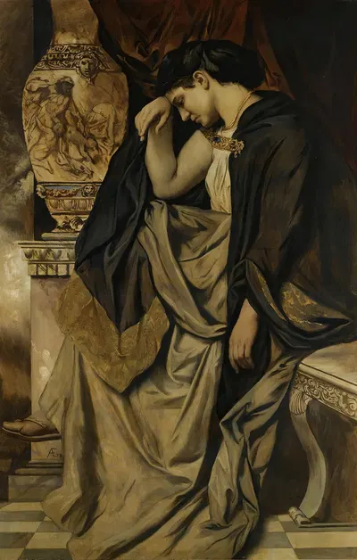 Medea by Anselm Feuerbach, 1873 — digital art print download