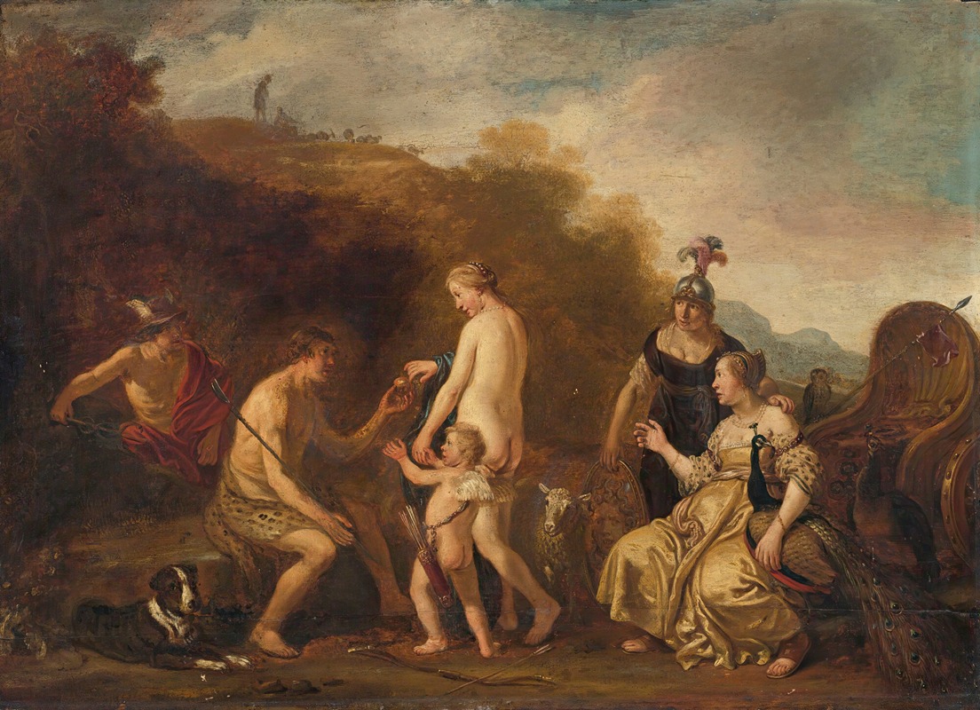 The judgement of Paris — Claes Cornelisz. Moeyaert