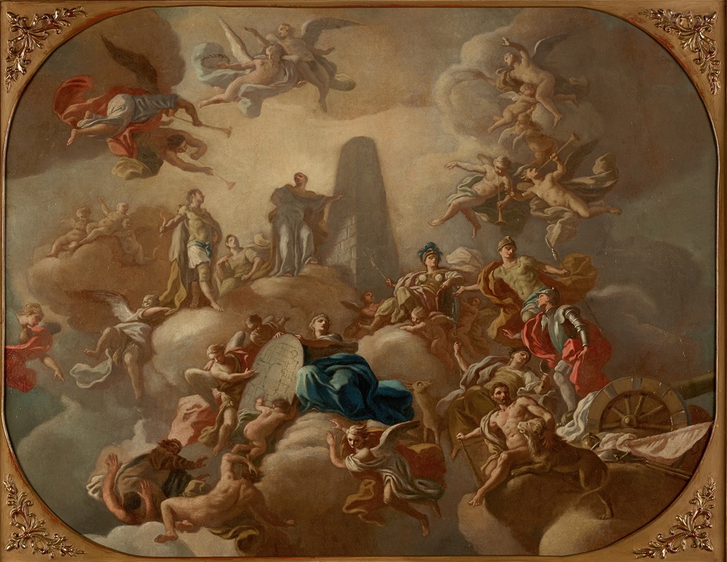 Glorie auf einen Fürsten by Франческо де Мура, 1738 — digital art print download