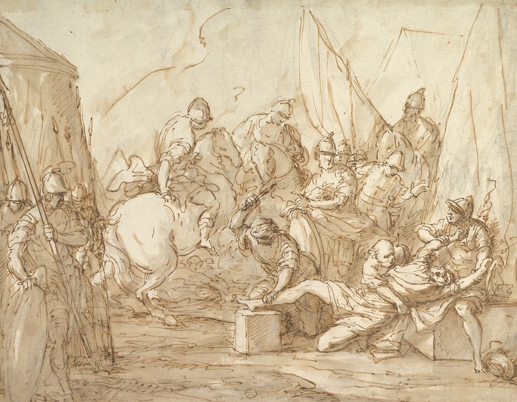 Scene from Ancient History by Giuseppe Piattoli, 1785–1807 — digital art print download