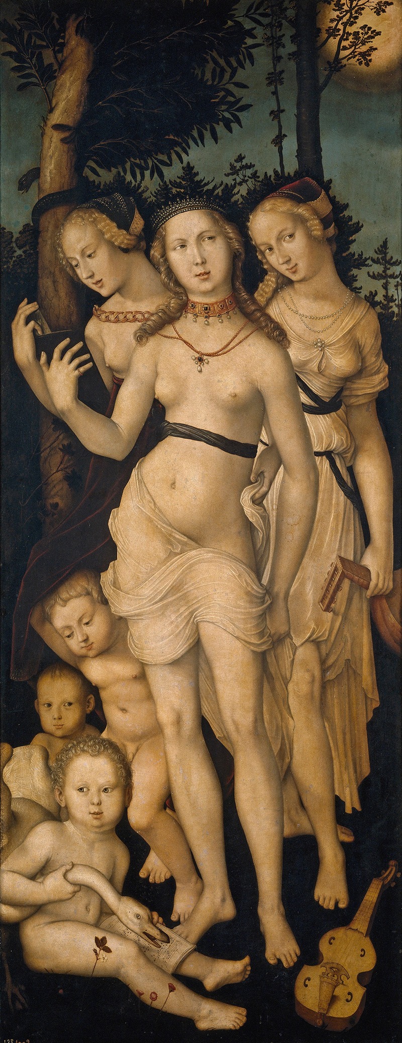 Harmony, or The Three Graces by Ханс Бальдунг, 1541-1544 — digital art print download