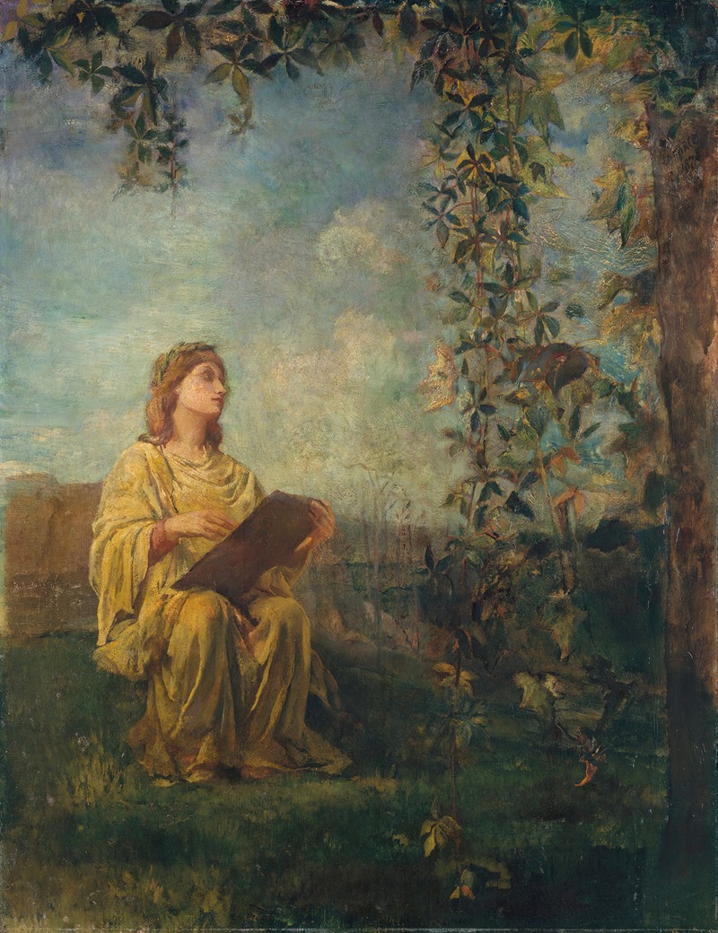 The Muse of Painting — John La Farge