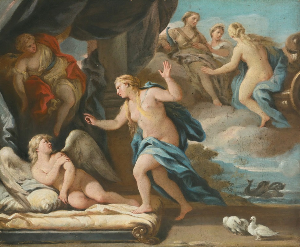 Venus chides Cupid by Joseph Goupy — digital art print download