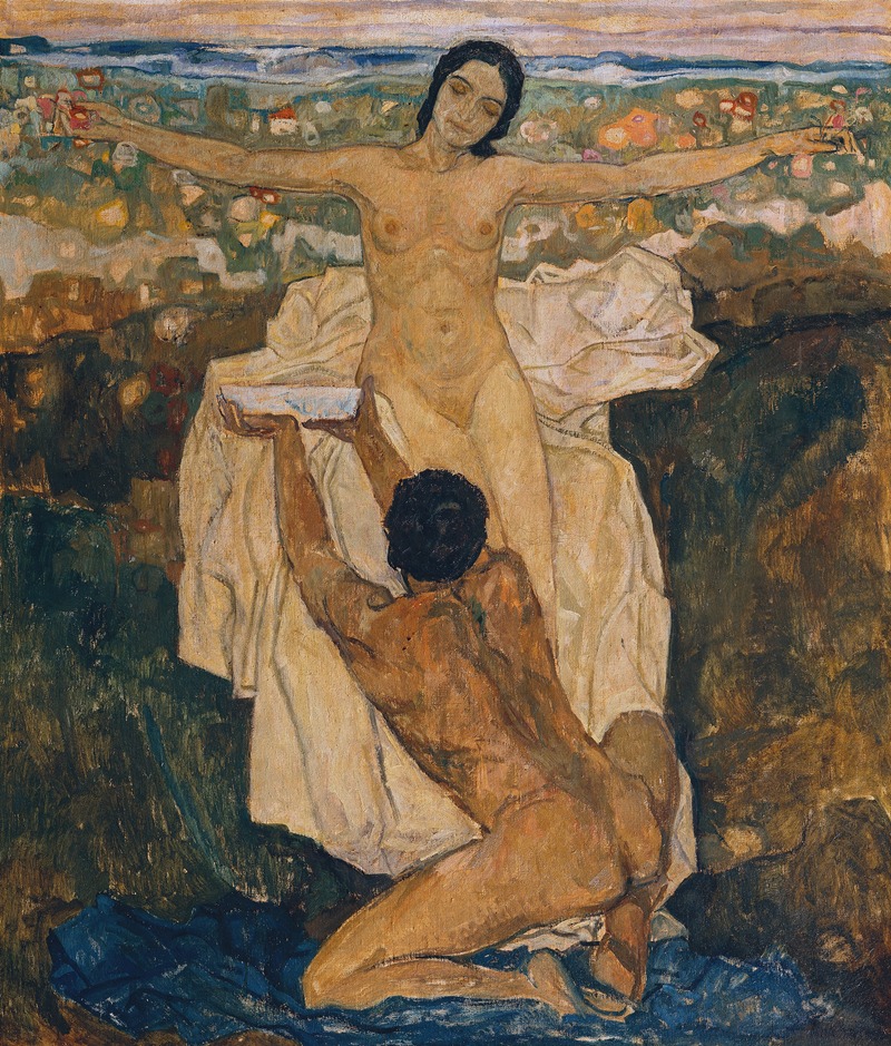 An der Quelle des Lebens by Karl Borschke, 1930 — digital art print download