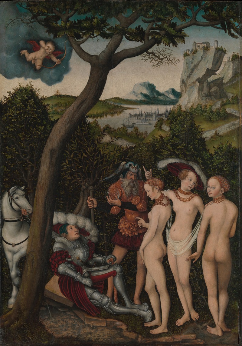 The Judgment of Paris by Лука Кранах Старший — digital art print download