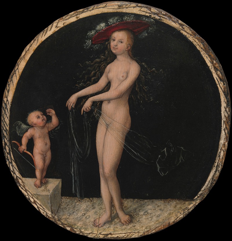 Venus and Cupid by Лука Кранах Старший — digital art print download