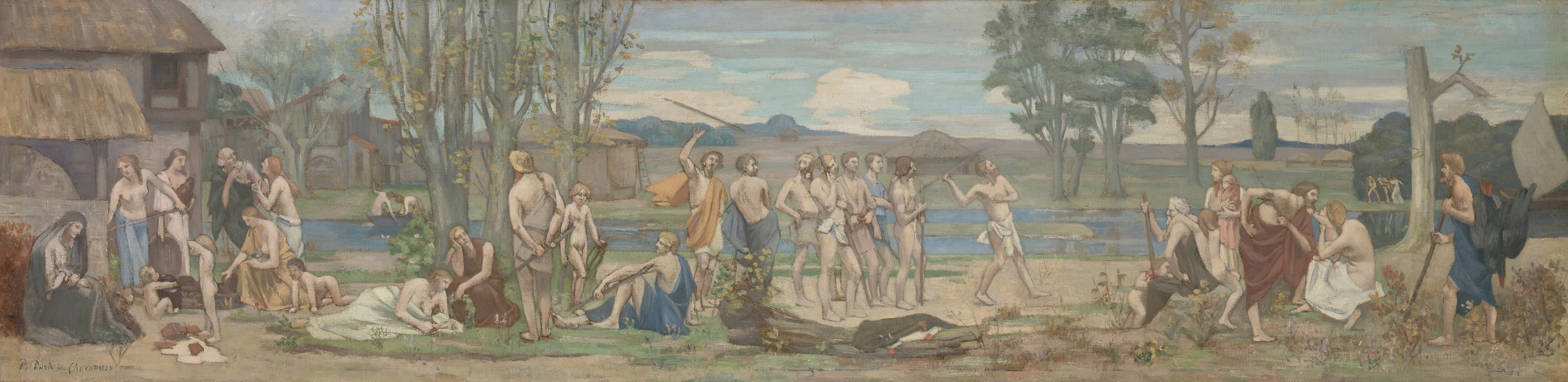 Ludus pro patria (Patriotic Games) — Pierre Puvis de Chavannes