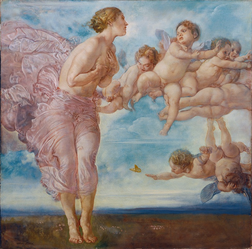 The four seasons: spring by Рудольф Йеттмар, 1928 — digital art print download