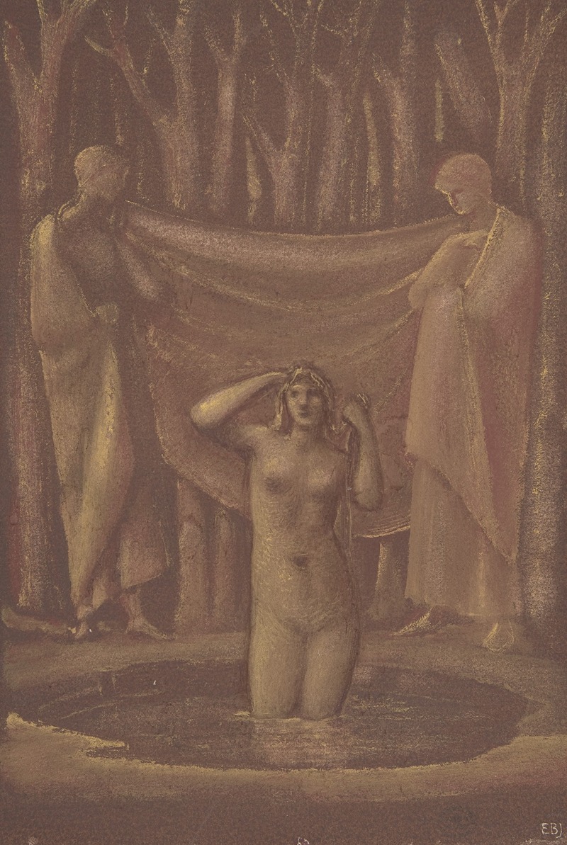 Bath of Venus by Сэр Эдвард Коли Берн-Джонс — digital art print download