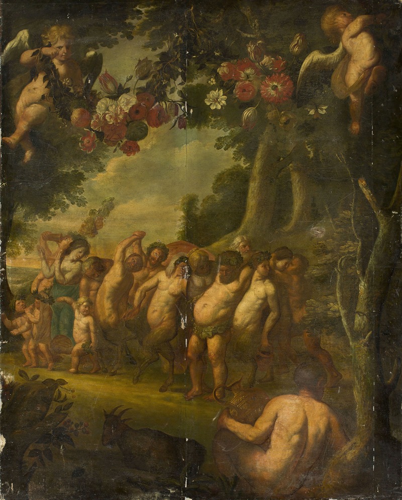 Procession of Bacchus by Follower of Jacob Jordaens — digital art print download