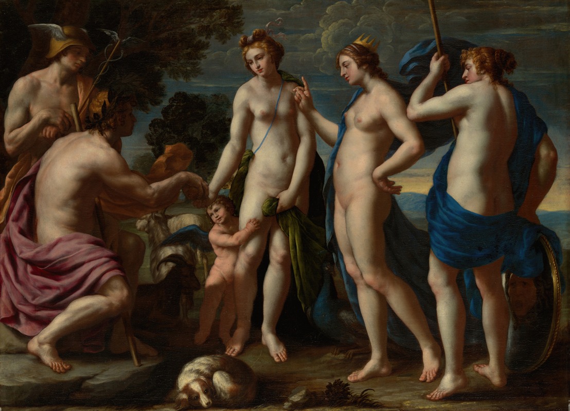 Judgment of Paris by Alessandro Turchi — digital art print download