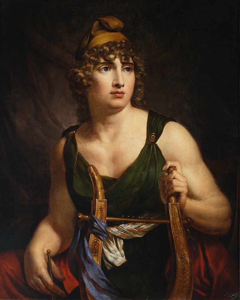 Paris in the Phrygian cap by Antoni Brodowski, 1813-1814 — digital art print download