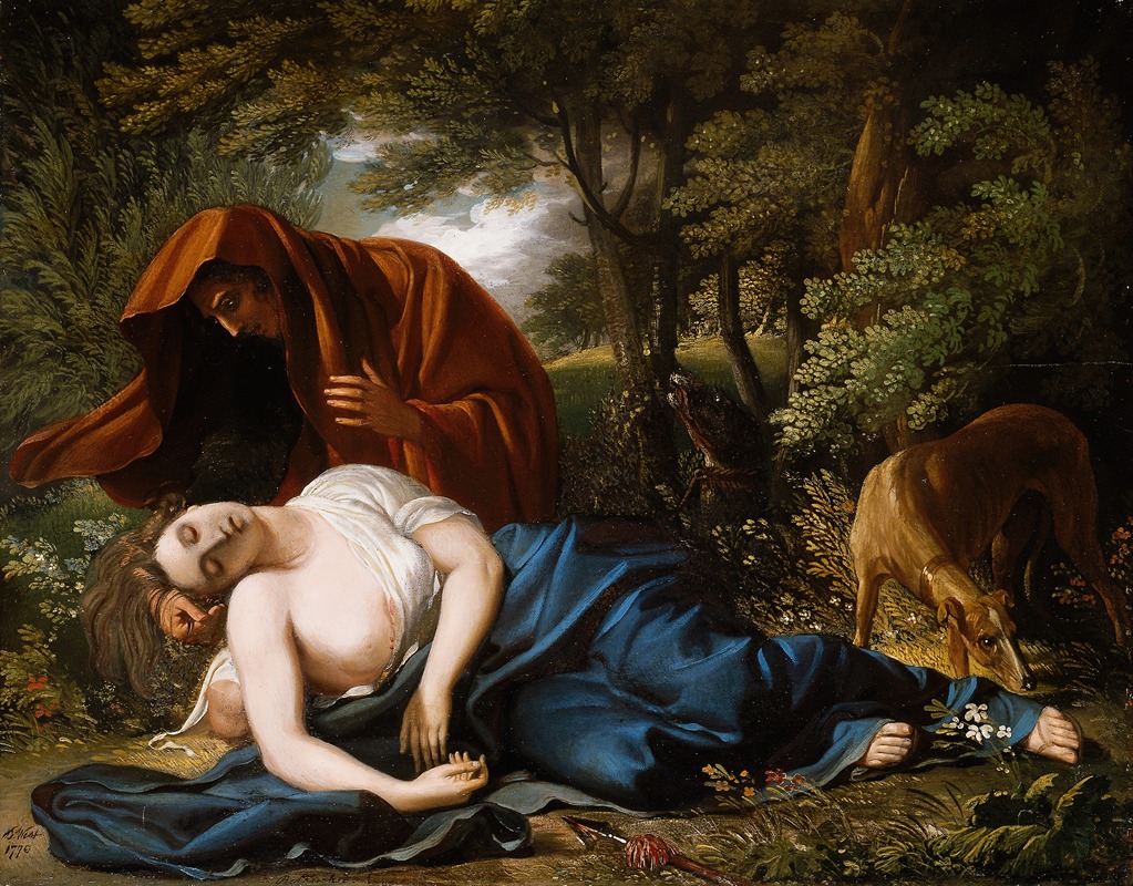 The Death of Procris — Бенджамин Уэст