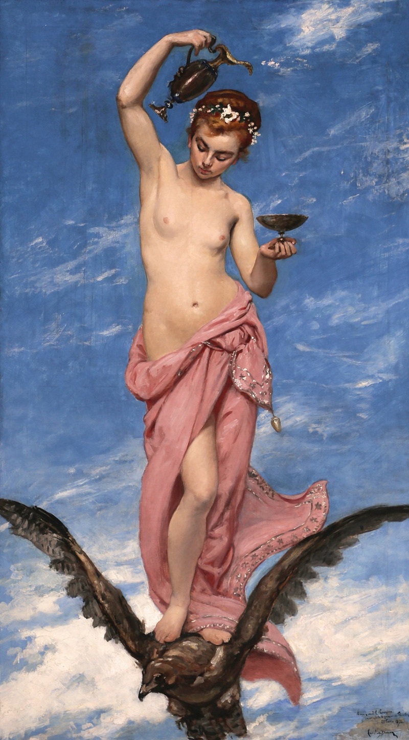 Hebe by Каролус-Дюран, 1874 — digital art print download