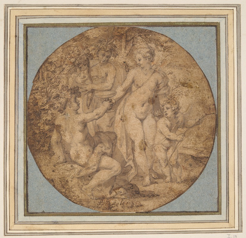 Bacchus, Venus, and Ceres by Hendrik van Balen — digital art print download