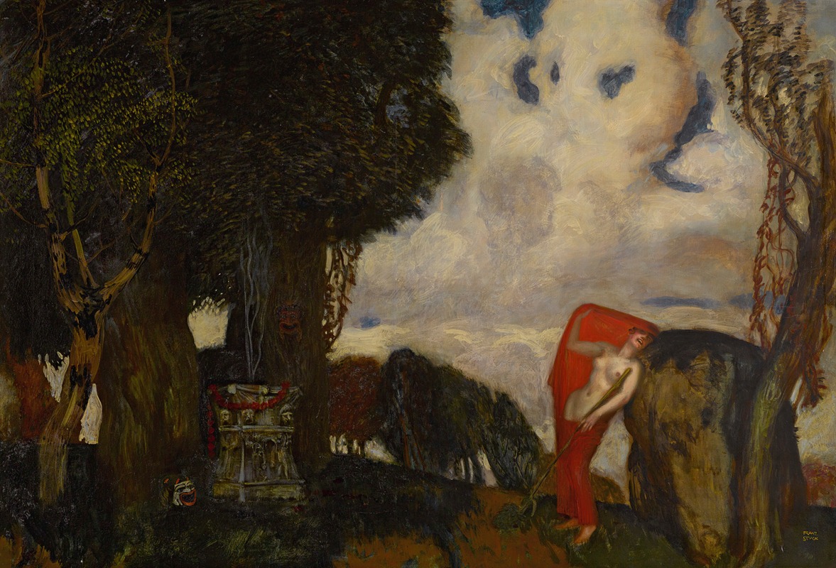 Iphigenia In Aulis by Franz von Stuck — digital art print download