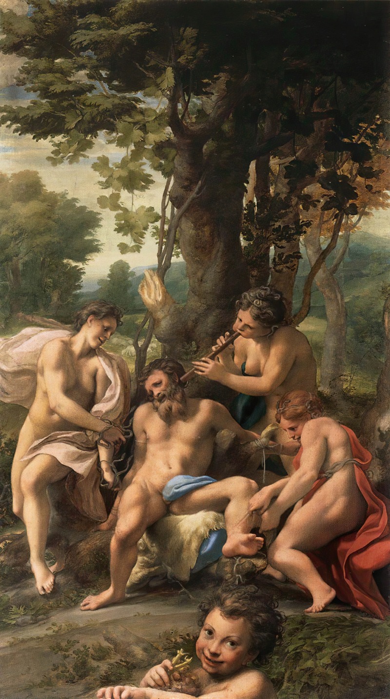 Allegory of Vices — Корреджо