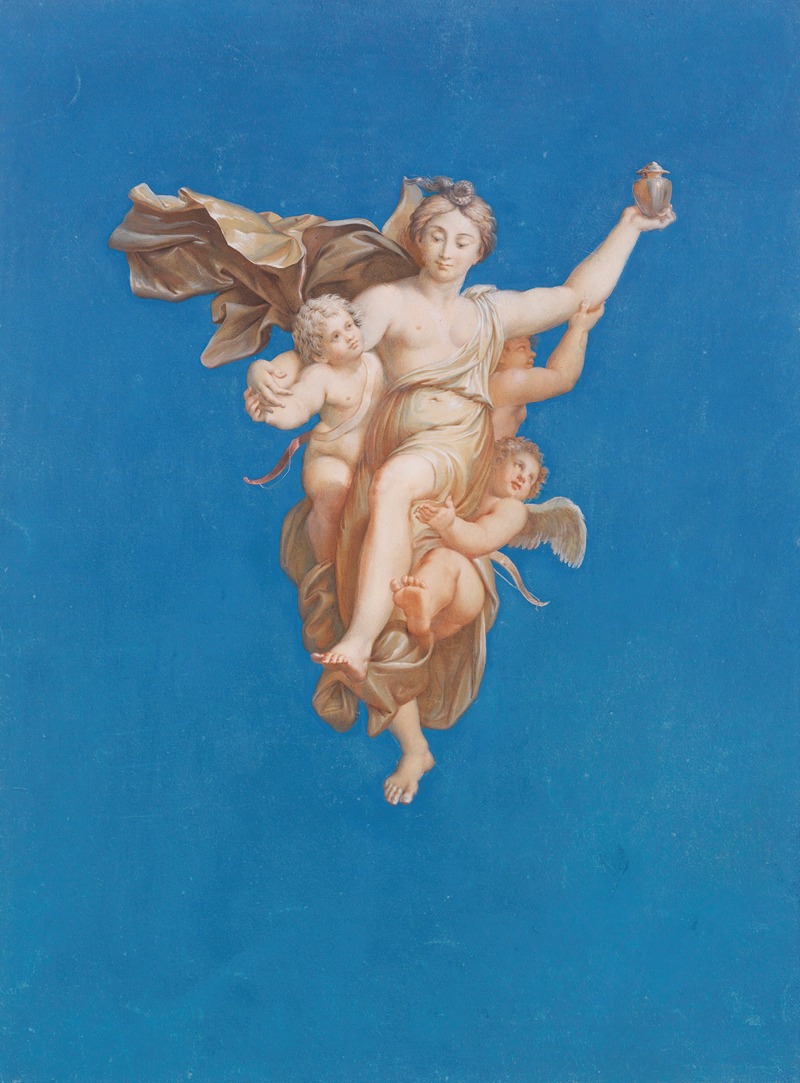 Psyche is carried to Mount Olympus by Erwin Speckter — digital art print download
