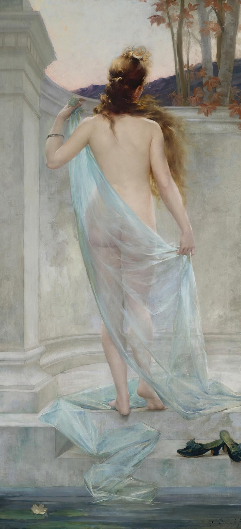Diana Leaving Her Bath by Гийом Дюбюф — digital art print download