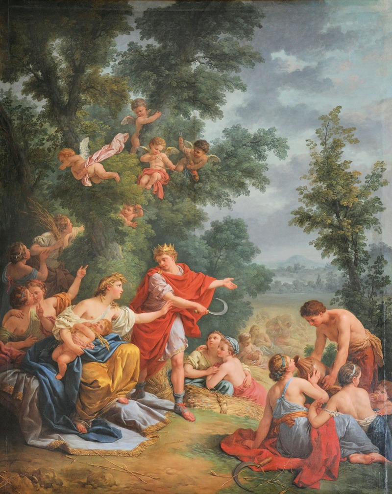 Cérès ou l'Agriculture by Луи-Жан-Франсуа Лагрене, 1770 — digital art print download