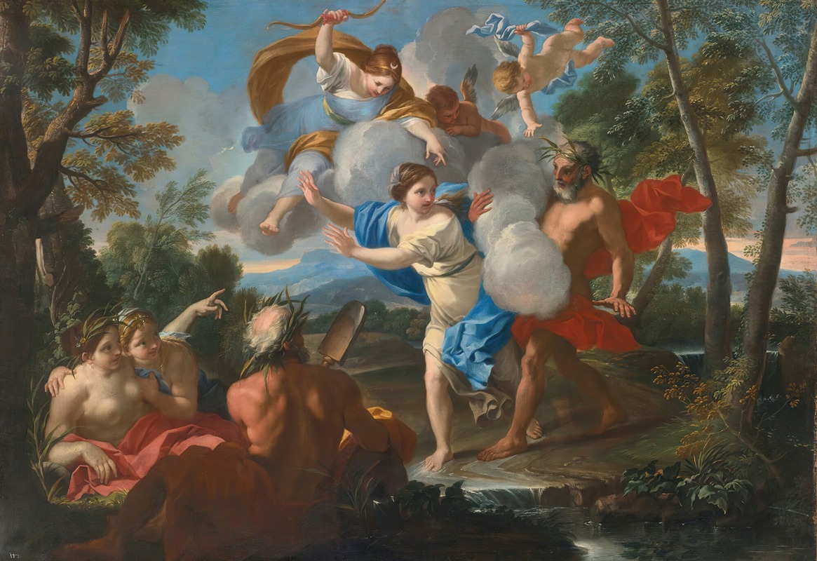 Alpheus and Arethusa by Luigi Garzi — digital art print download