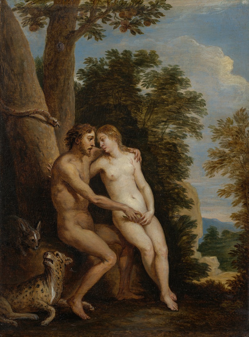 Adam and Eve in Paradise — David Teniers The Younger