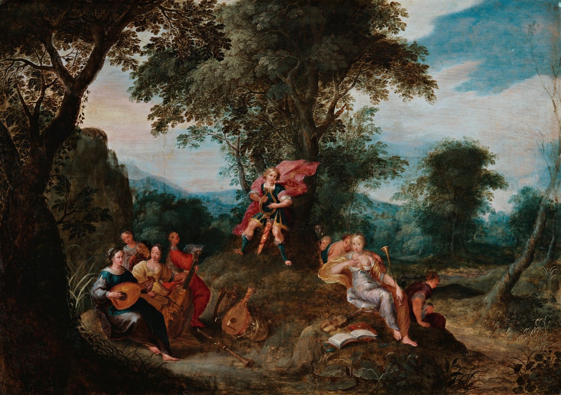 Apollo And The Muses by Frans Francken the Younger — digital art print download