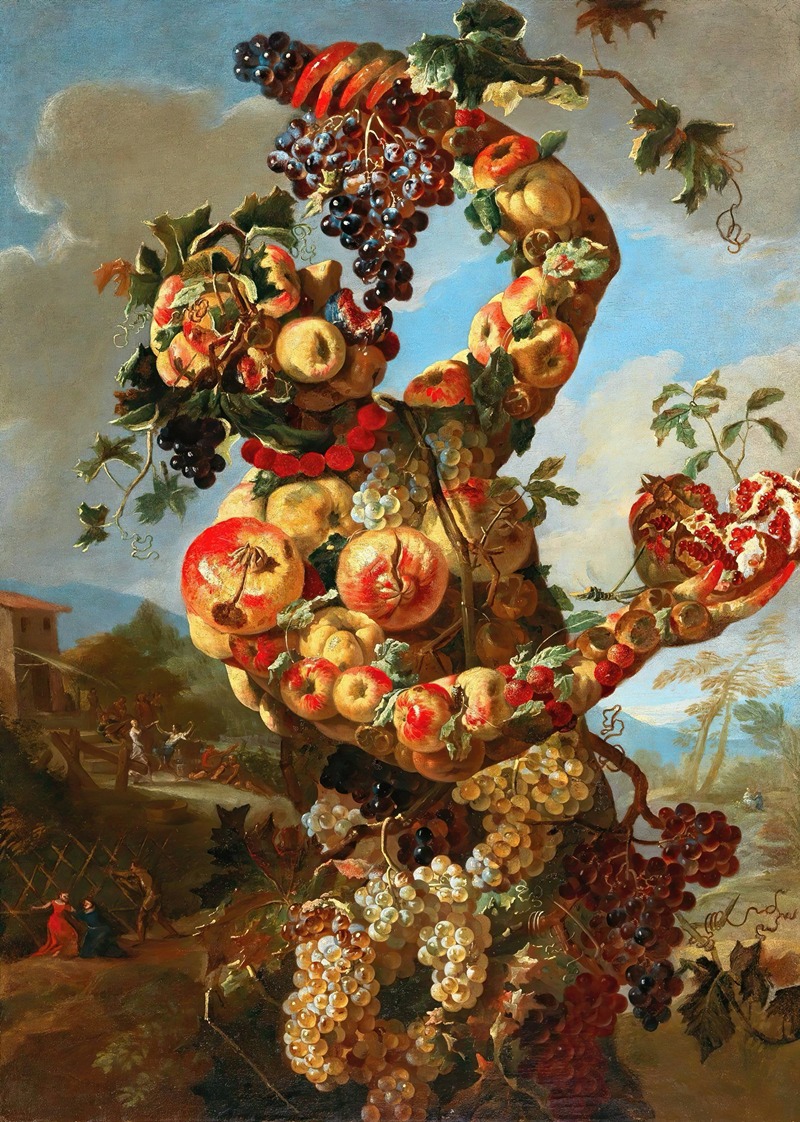 Anthropomorphic Allegory of Autumn — Giovanni Paolo Castelli