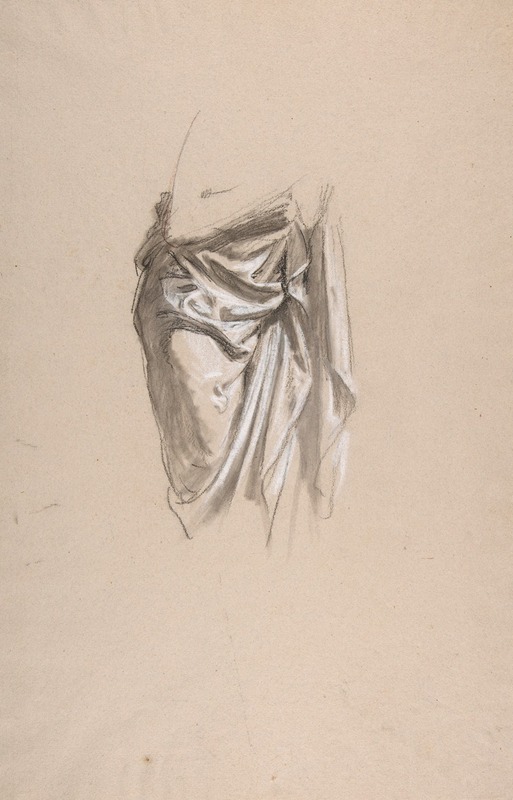 Drapery Study for Clovis by Исидор Пильс — digital art print download