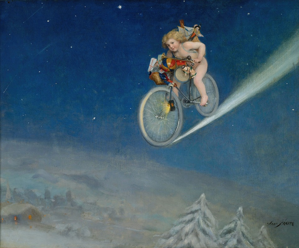Christmas Delivery by Жозе Фраппа — digital art print download