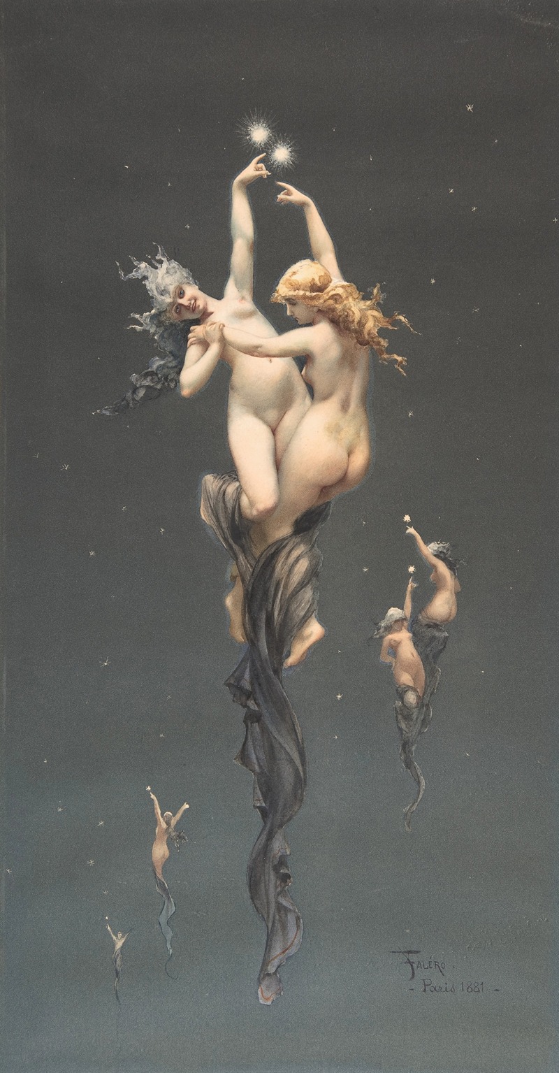 Twin Stars by Луис Рикардо Фалеро — digital art print download