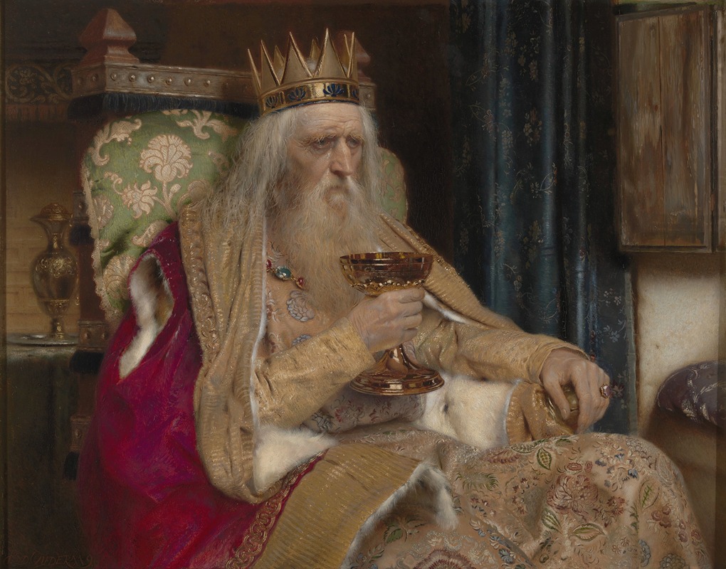 The King of Thule by Пьер Жан Ван дер Оудера, 1896 — digital art print download