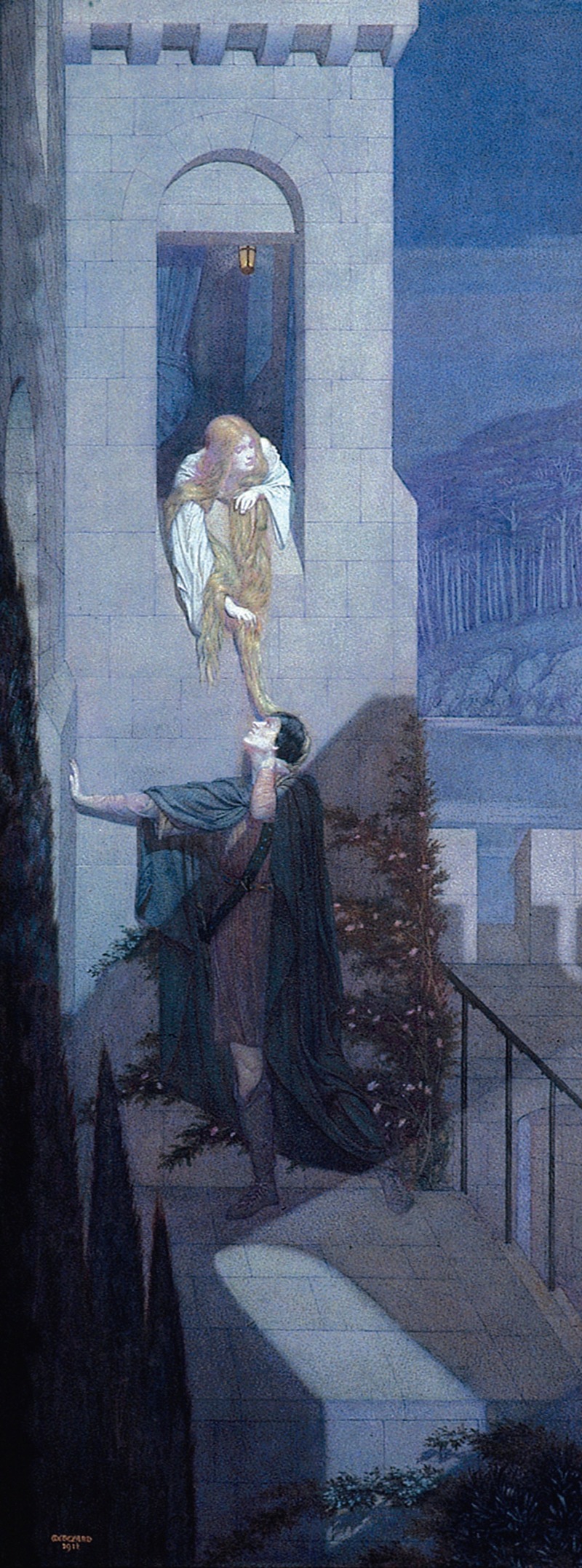 Elleas And Melisande by Sidney Harold Meteyard, 1913 — digital art print download