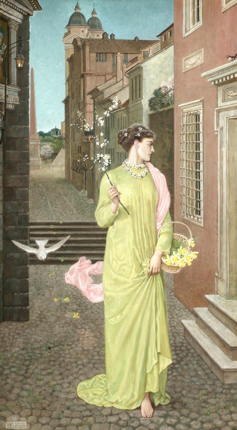 A Herald of Spring by Уолтер Крейн, 1872 — digital art print download