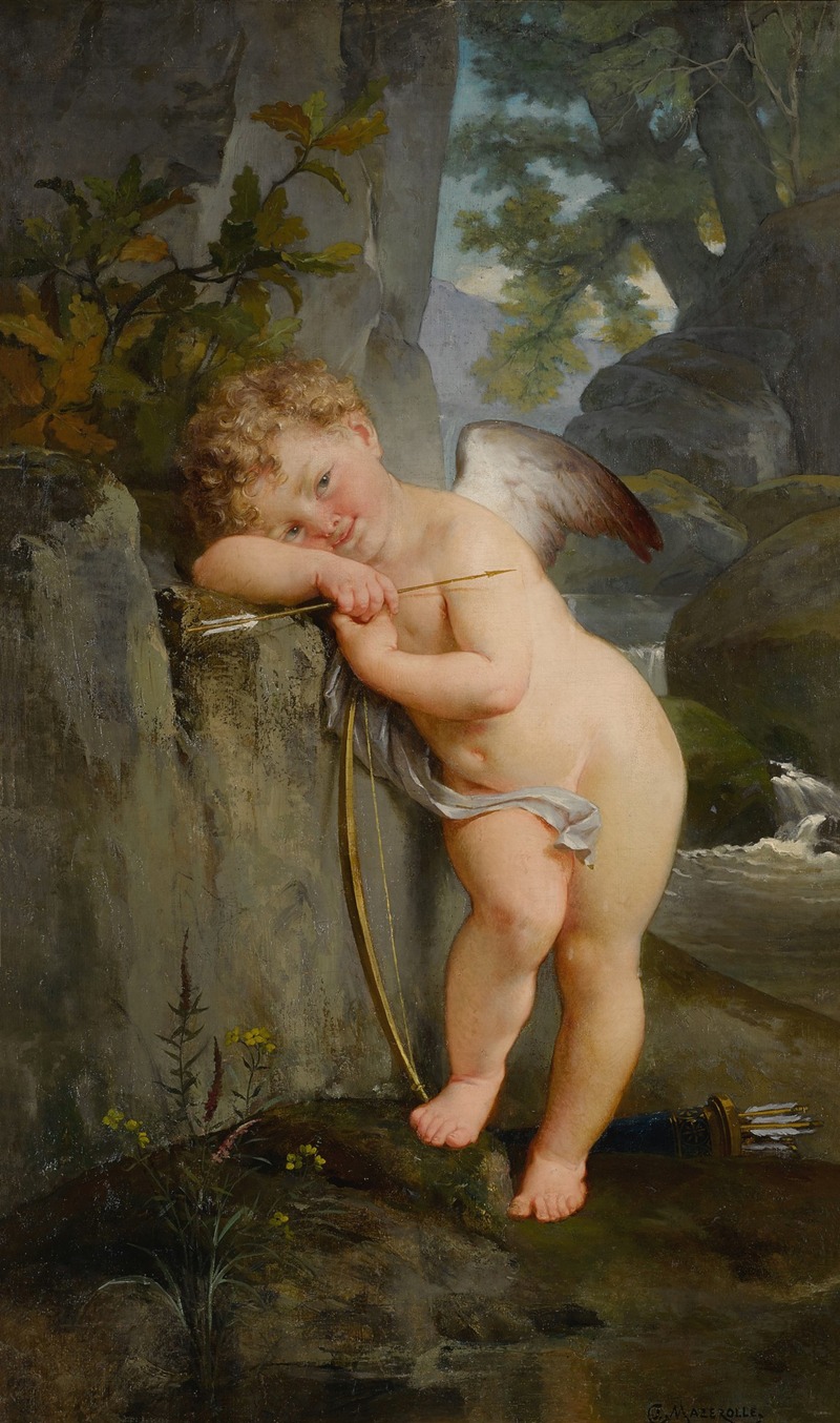 Cupide by Алексис-Жозеф Мазероль — digital art print download