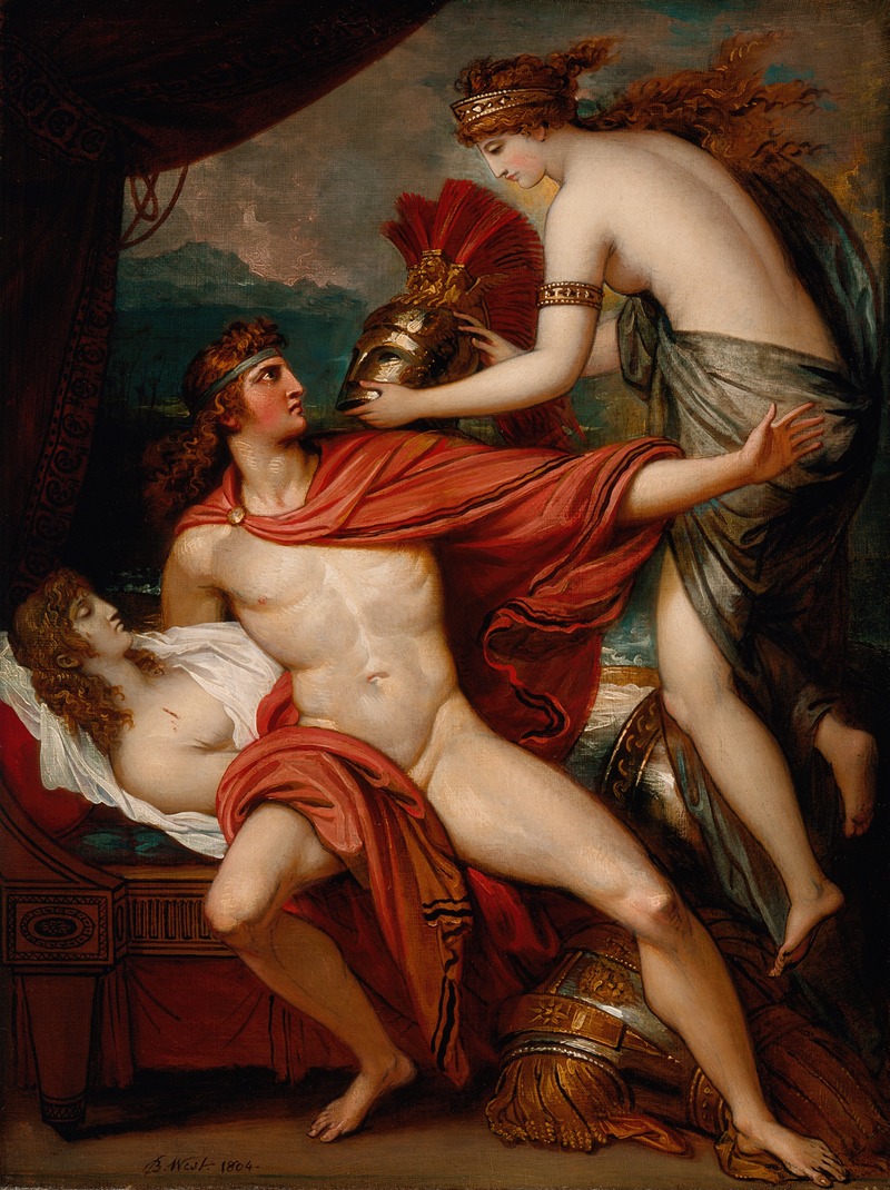 Thetis Bringing the Armor to Achilles — Benjamin West