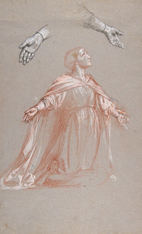 Sainte Clotilde by Исидор Пильс — digital art print download