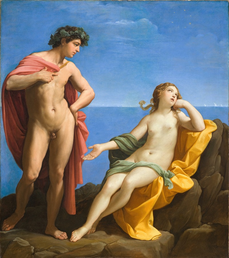 Bacchus and Ariadne by Гвидо Рени — digital art print download