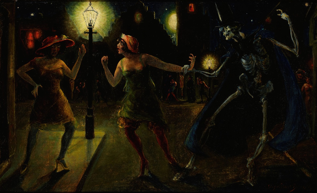 Dance of Death by Hans Werner-Behn, 1926 — digital art print download
