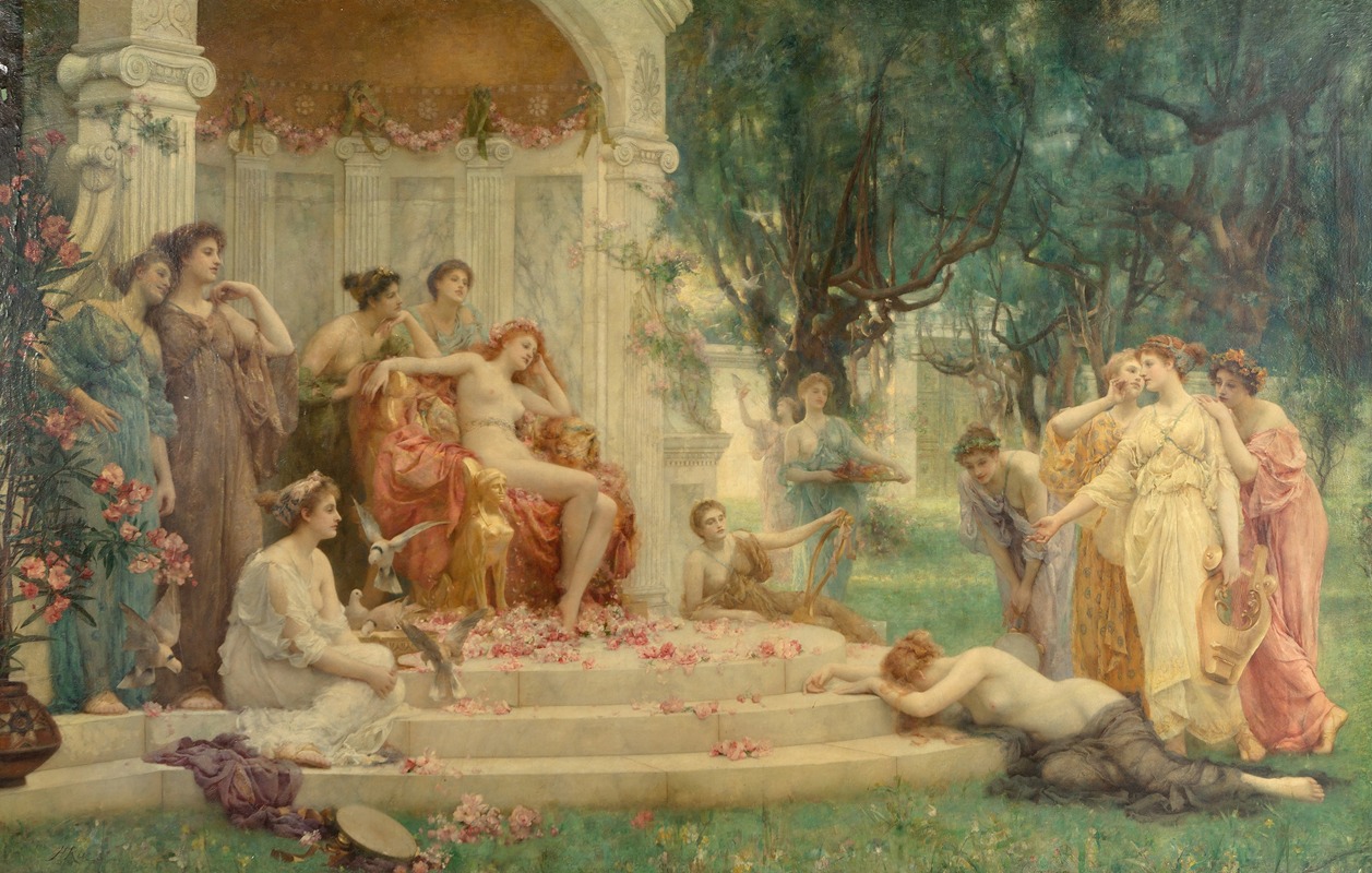 Psyche before the throne of Venus — Henrietta Rae