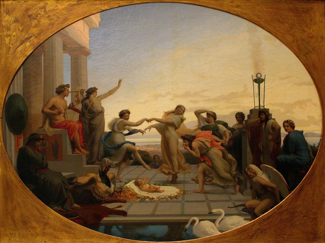 The birth of Pindar — Henri-Pierre Picou