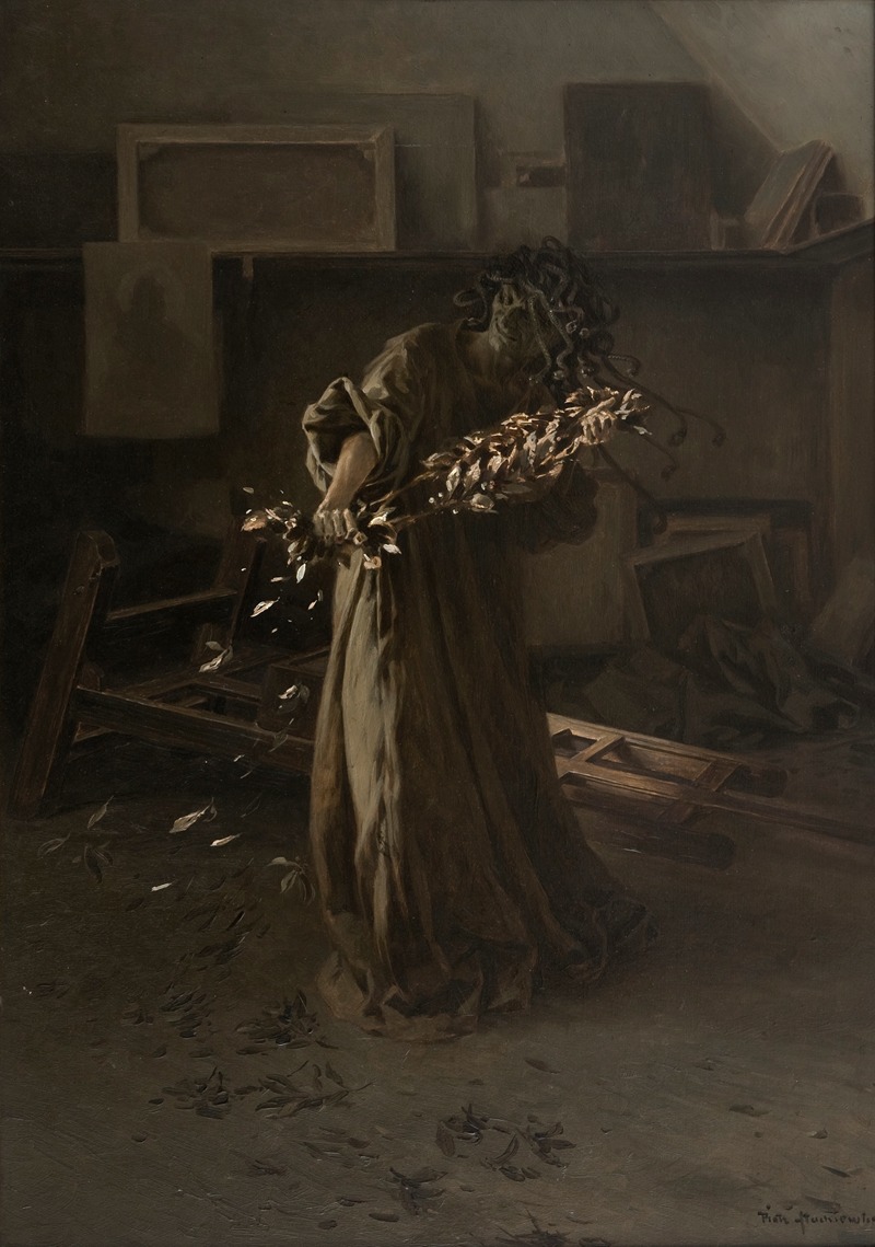 Phantoms in the Studio – Despair by Пётр Стахевич, 1883-1885 — digital art print download