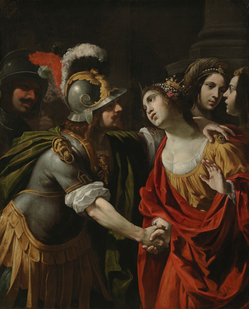 Dido and Aeneas by Rutilio Manetti — digital art print download