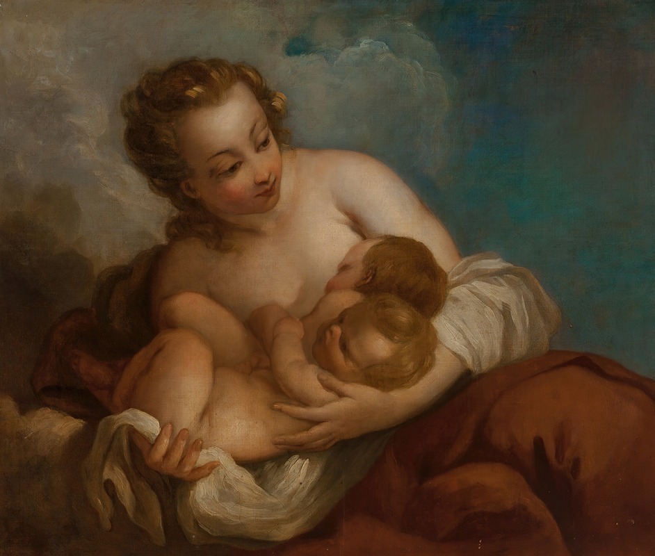 Allegory of Charity — Studio of François Lemoyne