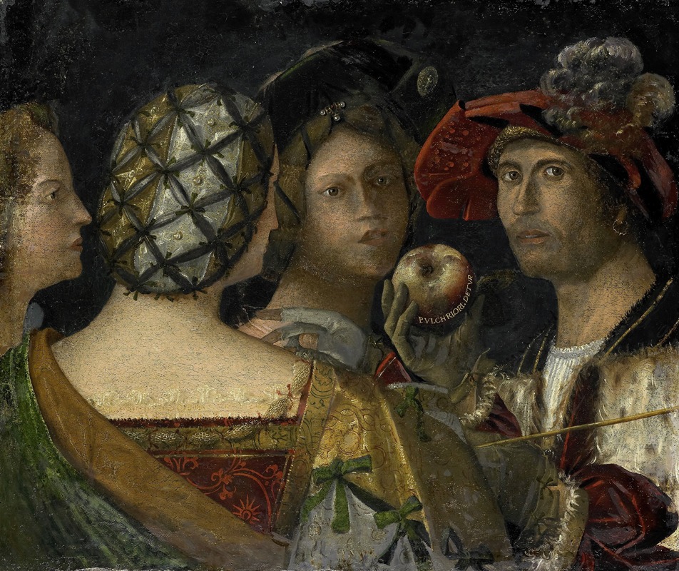 The Judgment of Paris by Antonio da Vendri, 1500 - 1524 — digital art print download