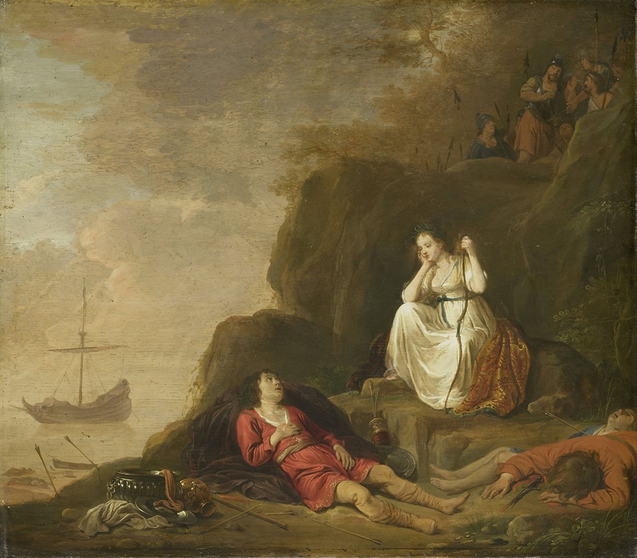 Theagenes and Chariclea by Daniël Thivart, 1625 - 1640 — digital art print download
